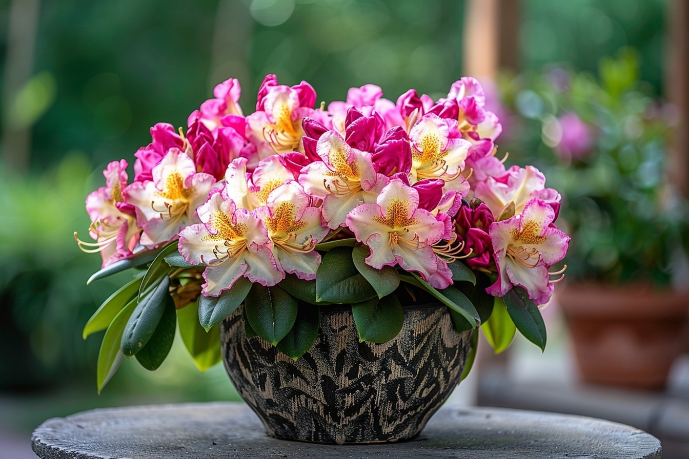 Ne laissez pas votre Rhododendron en pot dépérir : 6 secrets infaillibles pour une explosion florale