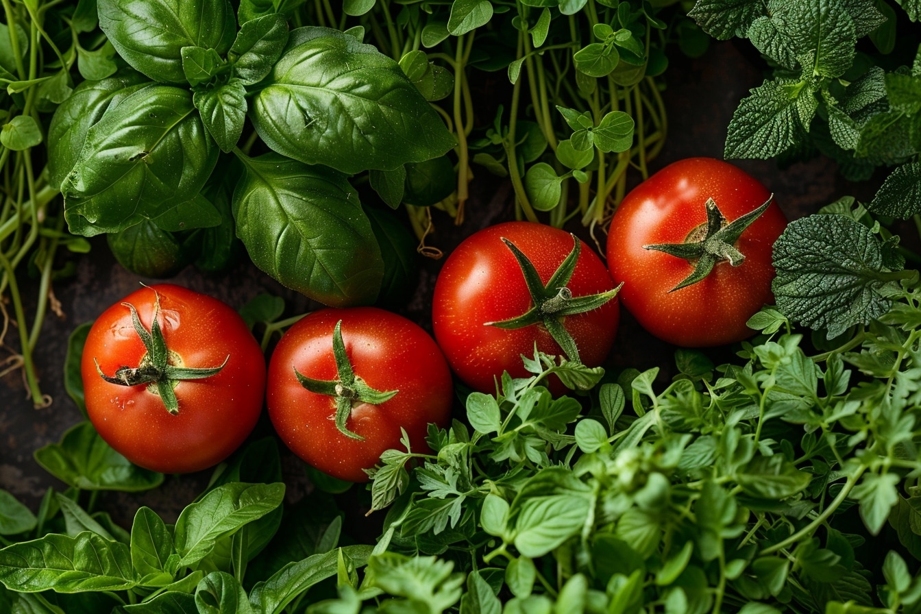 Amis secrets du jardin: plantes à associer aux tomates pour une révolution verte