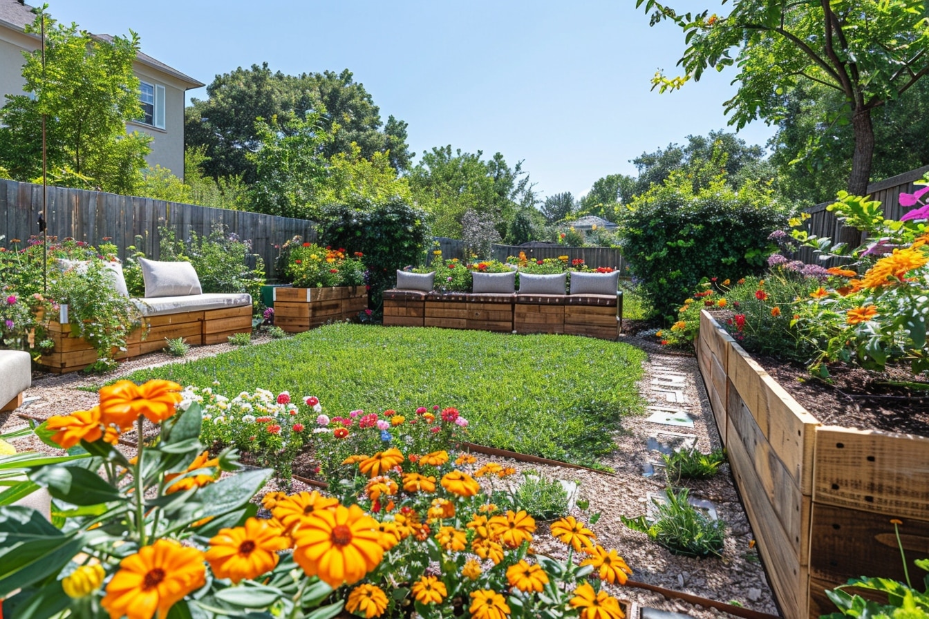 Découvrez comment transformer votre minuscule jardin de 10m2 en un oasis verdoyant et spacieux!