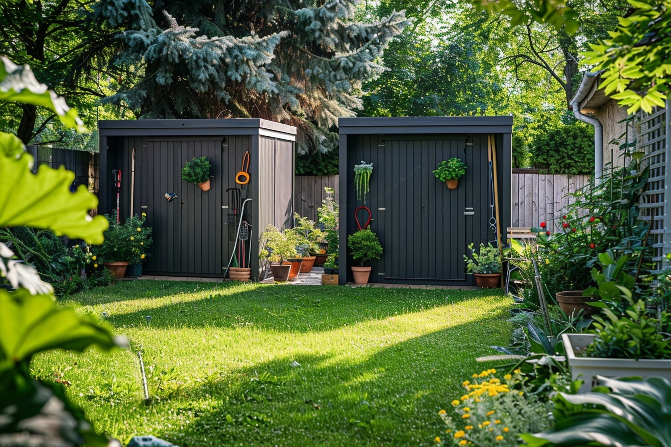 Savez-vous ce qui est indispensable avant d'ajouter deux abris de jardin? Évitez les erreurs coûteuses!