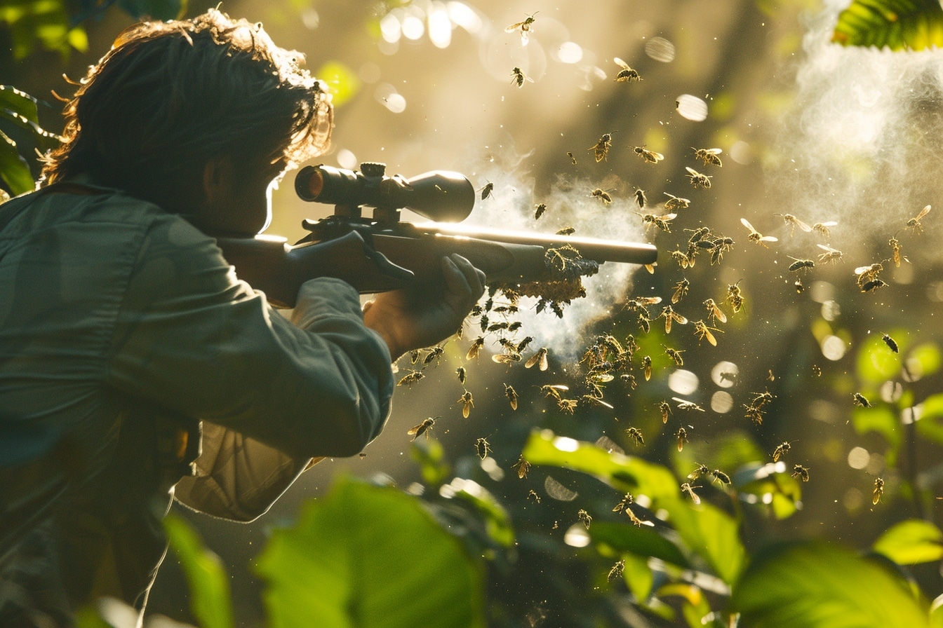 Vous pensez abattre un nid de frelons asiatiques au fusil? Voici pourquoi c'est une terrible erreur